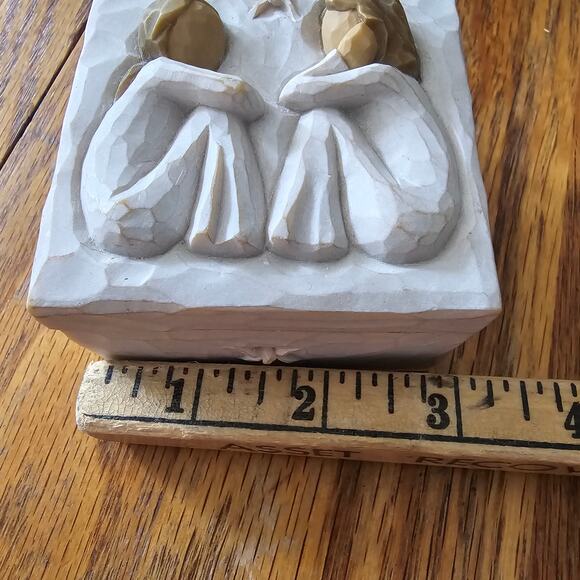 Willow Tree Lordi Demdaco Friendship Resin Keepsake Box - Picture 8 of 8